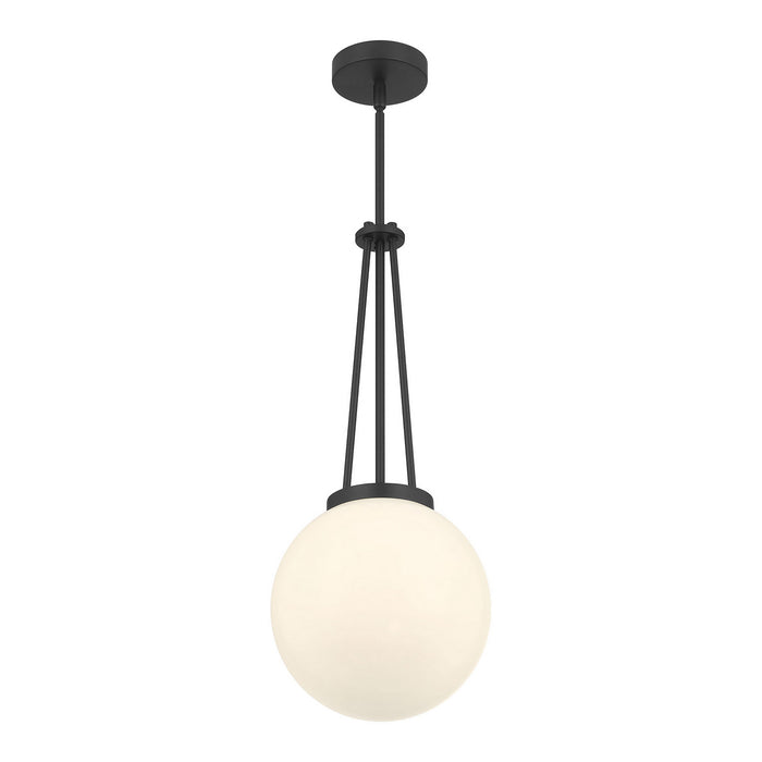 Millennium - 65101-MB - One Light Pendant - Vellin - Matte Black