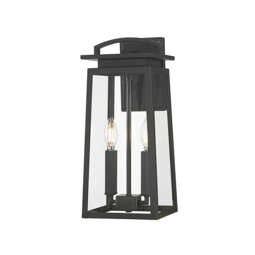 Kendrix Two Light Lantern Powder Coated Black