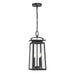 Millennium - 66102-PBK - Two Light Hanging Lantern - Kendrix - Powder Coated Black