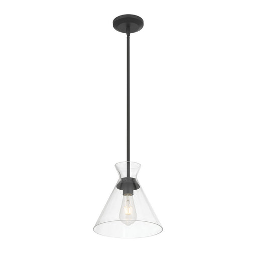 Amarella One Light Pendant Matte Black