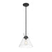 Millennium - 69101-MB - One Light Pendant - Amarella - Matte Black