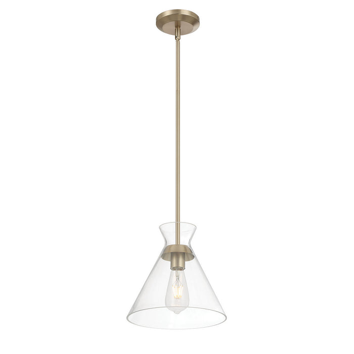 Millennium - 69101-MG - One Light Pendant - Amarella - Modern Gold