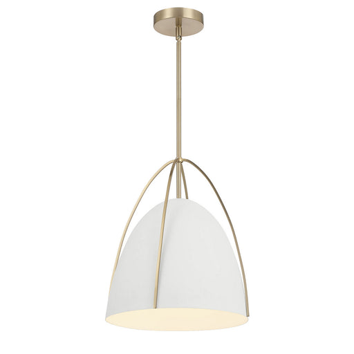 Pomelle One Light Pendant Matte White