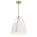 Millennium - 69201-MW/MG - One Light Pendant - Pomelle - Matte White