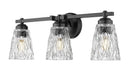 Z-Lite - 1960-3V-MB - Three Light Vanity - Andree - Matte Black