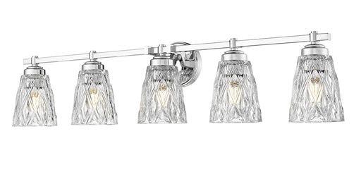 Z-Lite - 1960-5V-CH - Five Light Vanity - Andree - Chrome