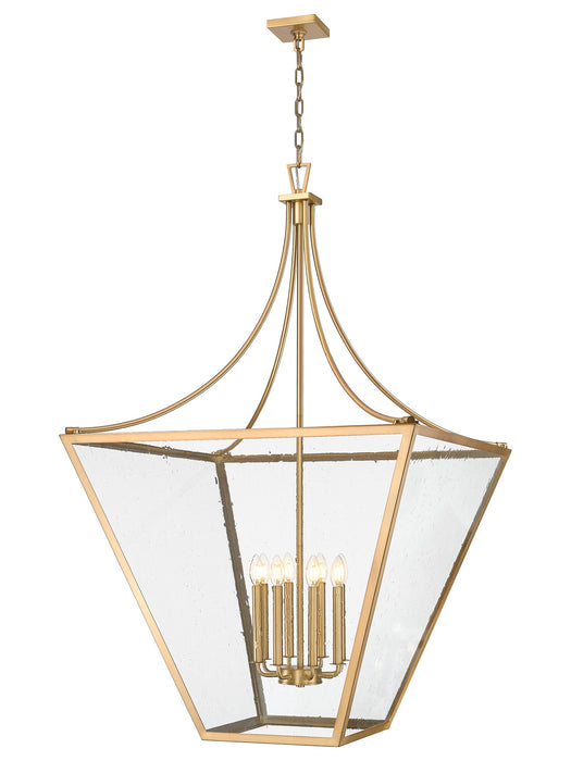 Z-Lite - 1961-8RB - Eight Light Chandelier - Montalcino - Rubbed Brass