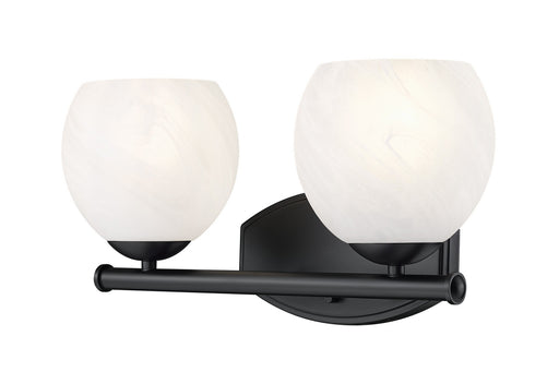 Colette Two Light Vanity Matte Black