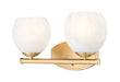 Z-Lite - 1963-2V-MGLD - Two Light Vanity - Colette - Modern Gold