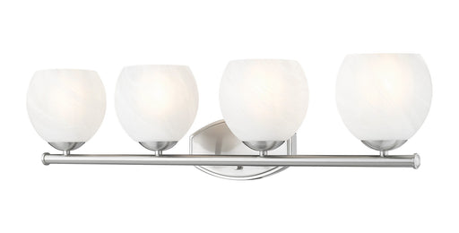 Z-Lite - 1963-4V-BN - Four Light Vanity - Colette - Brushed Nickel