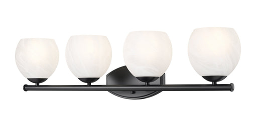 Colette Four Light Vanity Matte Black