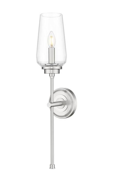 Z-Lite - 2013-1S-BN - One Light Wall Sconce - Clara - Brushed Nickel
