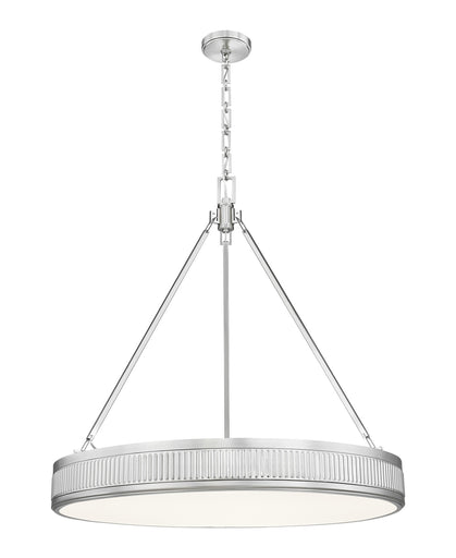 Quinn LED Pendant Satin Nickel
