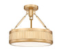 Z-Lite - 3046SF15-MGLD-LED - LED Semi Flush Mount - Quinn - Modern Gold