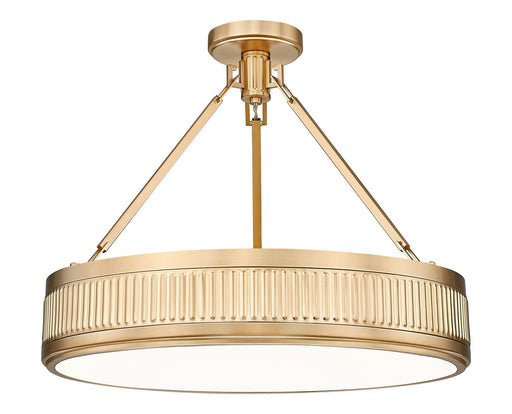 Z-Lite - 3046SF22-MGLD-LED - LED Semi Flush Mount - Quinn - Modern Gold