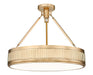 Z-Lite - 3046SF22-MGLD-LED - LED Semi Flush Mount - Quinn - Modern Gold