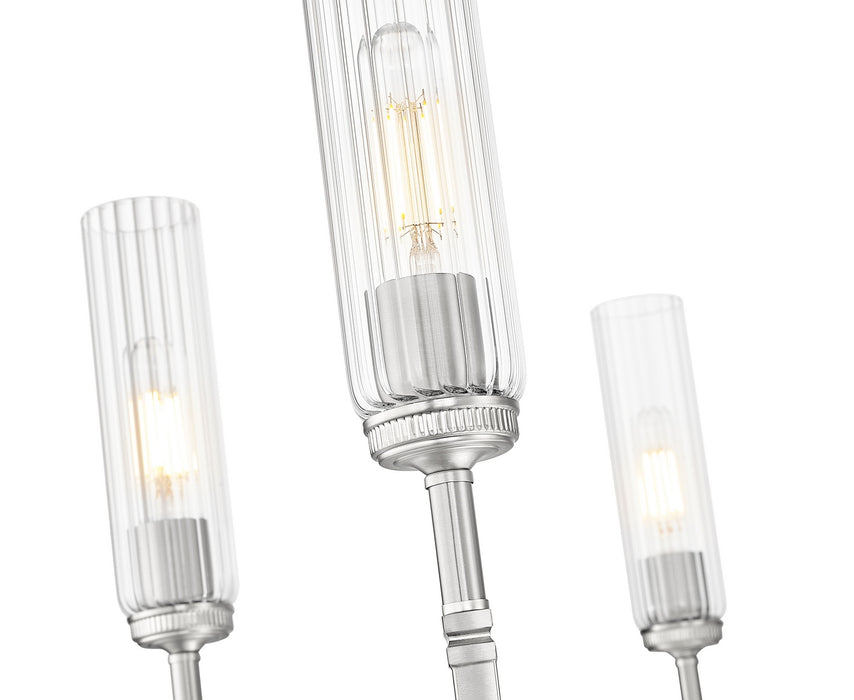 Z-Lite - 3047-6BN - Six Light Chandelier - Esme - Brushed Nickel