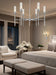 Z-Lite - 3047-6BN - Six Light Chandelier - Esme - Brushed Nickel