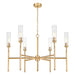 Z-Lite - 3047-6MGLD - Six Light Chandelier - Esme - Modern Gold