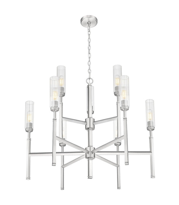 Z-Lite - 3047-9BN - Nine Light Chandelier - Esme - Brushed Nickel