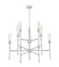 Z-Lite - 3047-9BN - Nine Light Chandelier - Esme - Brushed Nickel