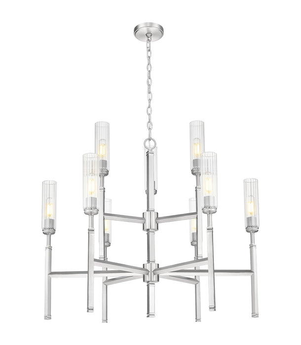 Z-Lite - 3047-9BN - Nine Light Chandelier - Esme - Brushed Nickel