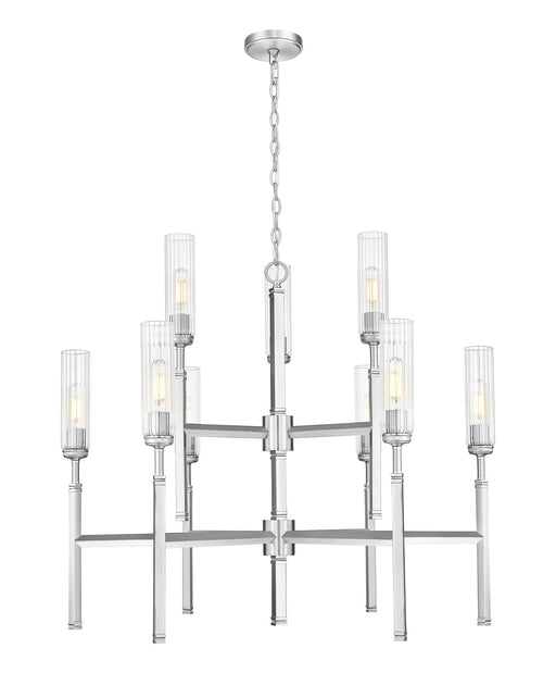 Z-Lite - 3047-9BN - Nine Light Chandelier - Esme - Brushed Nickel