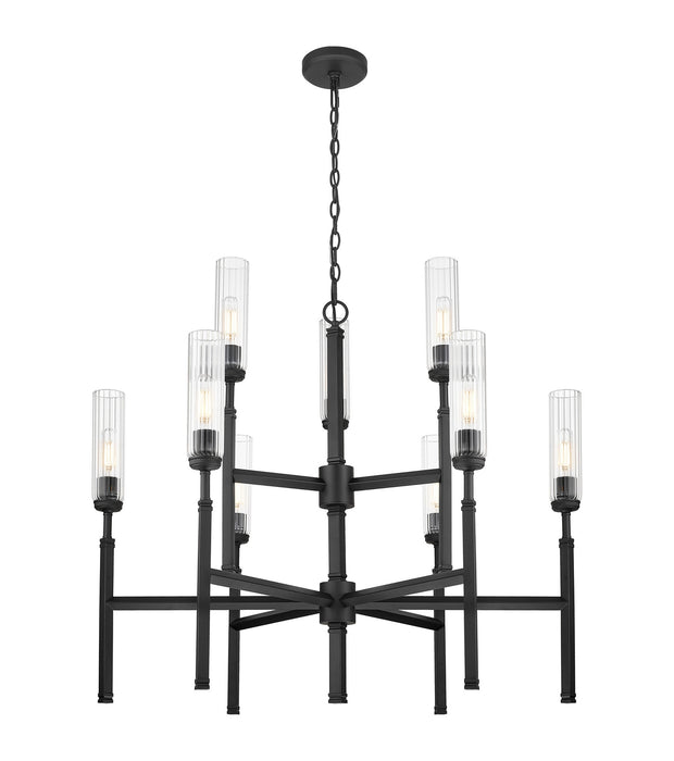 Z-Lite - 3047-9MB - Nine Light Chandelier - Esme - Matte Black