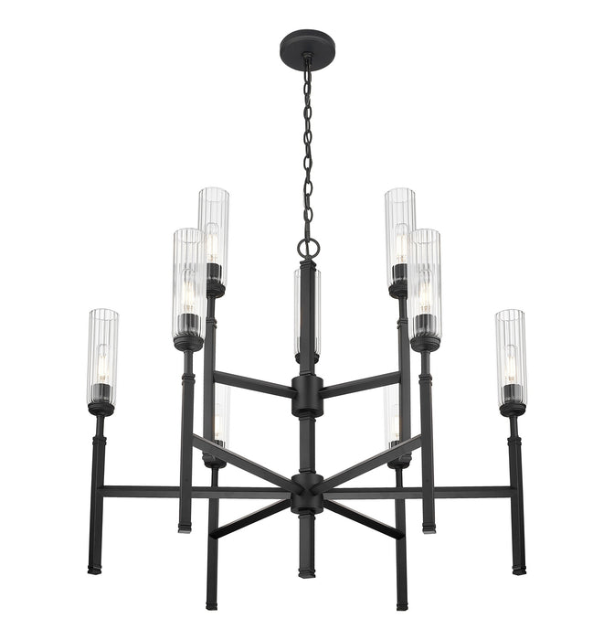 Z-Lite - 3047-9MB - Nine Light Chandelier - Esme - Matte Black