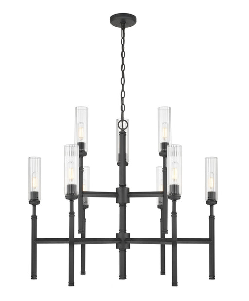 Z-Lite - 3047-9MB - Nine Light Chandelier - Esme - Matte Black