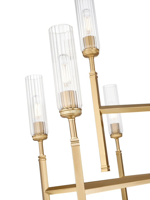 Z-Lite - 3047-9MGLD - Nine Light Chandelier - Esme - Modern Gold