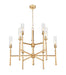 Z-Lite - 3047-9MGLD - Nine Light Chandelier - Esme - Modern Gold