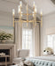 Z-Lite - 3047-9MGLD - Nine Light Chandelier - Esme - Modern Gold