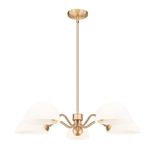Z-Lite - 3048-5MGLD - Five Light Chandelier - Breton - Modern Gold