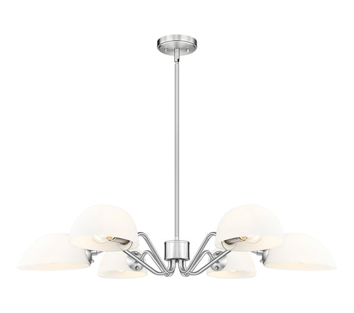 Z-Lite - 3048-6BN - Six Light Chandelier - Breton - Brushed Nickel