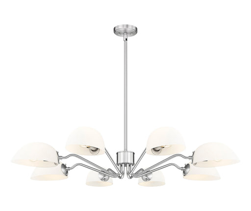 Z-Lite - 3048-8BN - Eight Light Chandelier - Breton - Brushed Nickel
