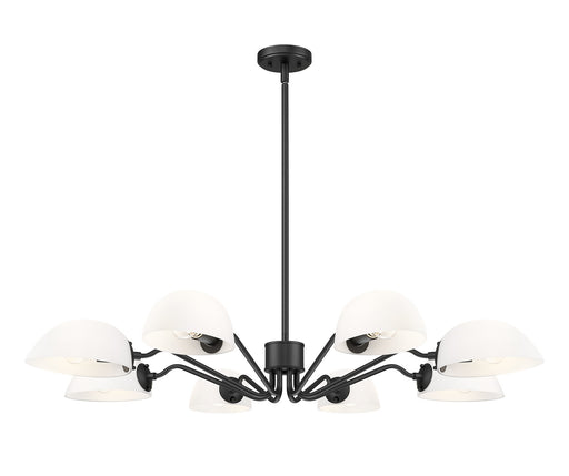 Z-Lite - 3048-8MB - Eight Light Chandelier - Breton - Matte Black