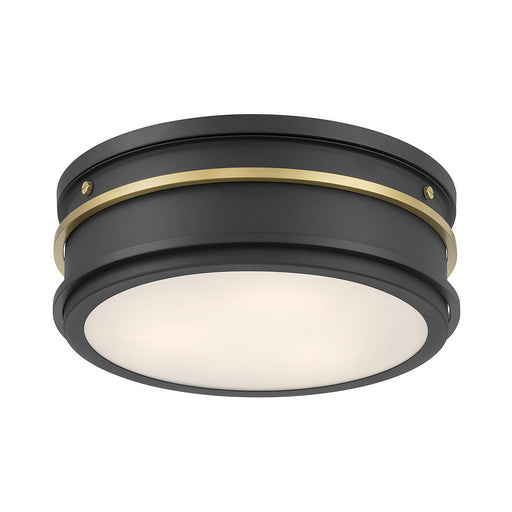 Stralara LED Flush Mount Matte Black