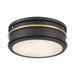 Millennium - 90202-MB/VB - LED Flush Mount - Stralara - Matte Black