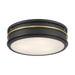 Millennium - 90203-MB/VB - LED Flush Mount - Stralara - Matte Black