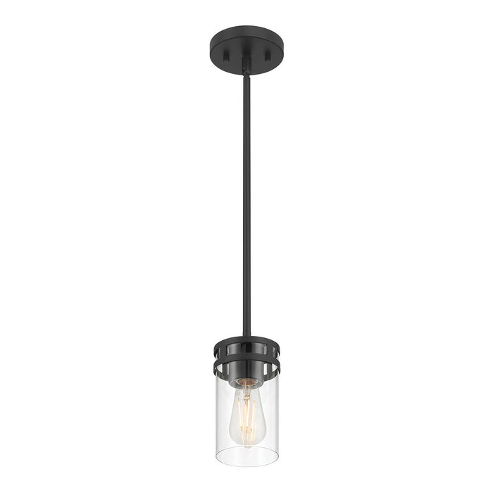 Millennium - 91011-MB - One Light Mini Pendant - Lunden - Matte Black