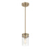 Millennium - 91011-MG - One Light Mini Pendant - Lunden - Modern Gold
