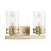 Millennium - 91022-MG - Two Light Vanity - Lunden - Modern Gold