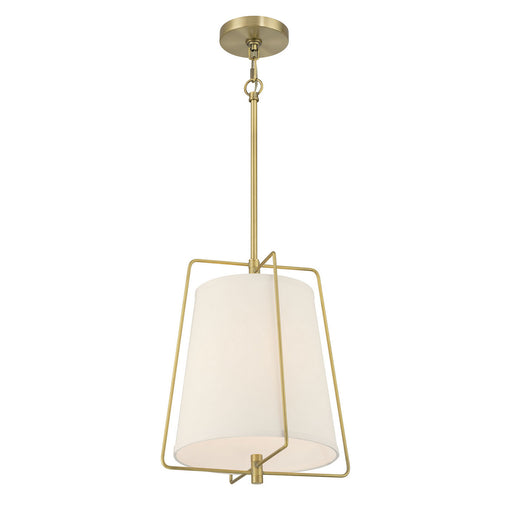 Vellinor One Light Pendant Vintage Brass