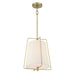 Millennium - 919101-VB - One Light Pendant - Vellinor - Vintage Brass