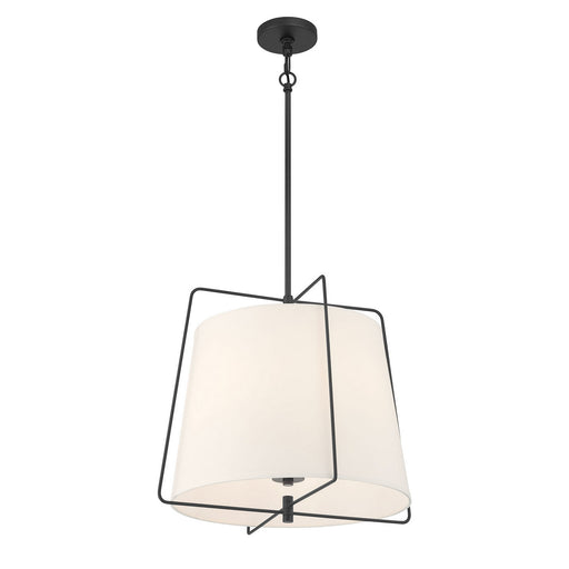 Vellinor Three Light Pendant Matte Black