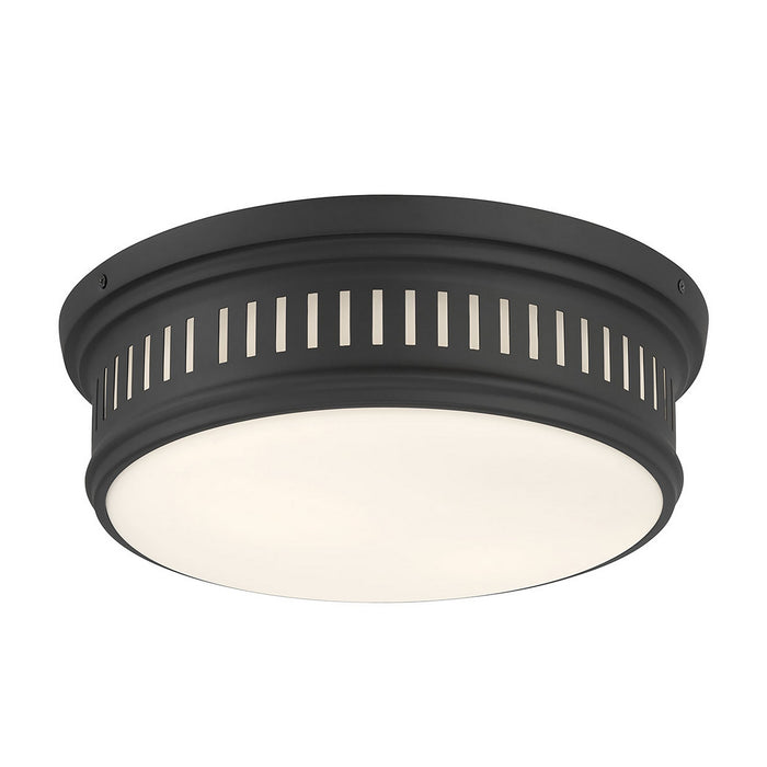 Millennium - 95102-MB - Two Light Flush Mount - Velune - Matte Black
