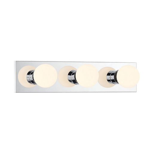 Bellisse Three Light Bath Bar Chrome