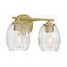 Millennium - 9992-VB - Two Light Vanity - Miravelle - Vintage Brass