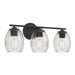 Millennium - 9993-MB - Three Light Vanity - Miravelle - Matte Black
